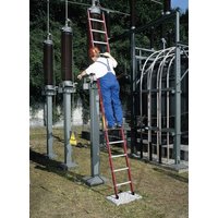 Günzburger Steigtechnik MUNK 35008 Kunststoff Anlegeleiter Arbeitshöhe (max.): 3.6m Rot, Silber 5. von MUNK Günzburger Steigtechnik