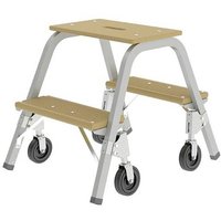 MUNK Günzburger Steigtechnik 39013 Doppel-Stufentritt Montage mit Werkzeug Arbeitshöhe (max.): 2.6m von MUNK Günzburger Steigtechnik