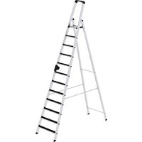 MUNK Günzburger Steigtechnik 41512 Aluminium Stufen-Stehleiter Arbeitshöhe (max.): 5m von MUNK Günzburger Steigtechnik