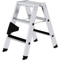 MUNK Günzburger Steigtechnik 41603 Aluminium Stufen-Stehleiter Arbeitshöhe (max.): 2.25m von MUNK Günzburger Steigtechnik