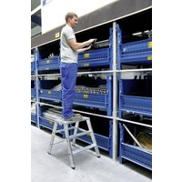 Günzburger Steigtechnik MUNK 50096 Aluminium Doppel-Klapptritt klappbar Arbeitshöhe (max.): 2.93m von MUNK Günzburger Steigtechnik