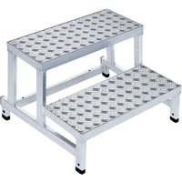 Günzburger Steigtechnik MUNK 50410 Aluminium Treppe Arbeitshöhe (max.): 2.4m Silber 5.3kg von MUNK Günzburger Steigtechnik