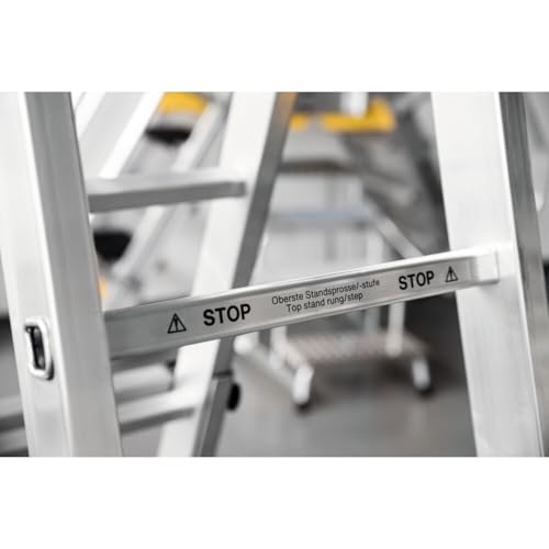Günzburger Steigtechnik Hinweis-Aufkleber "Letzte begehbare Stufe/Sprosse" - 1 VE = 2 Stück Günzburger Steigtechnik Hinweis-Aufkleber "Letzte begehbare Stufe/Sprosse" - 1 VE = 2 Stück von Günzburger Steigtechnik