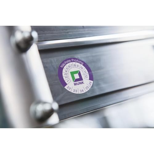 Günzburger Steigtechnik Produktaufkleber Prüfplakette - 40x40 mm von Günzburger Steigtechnik