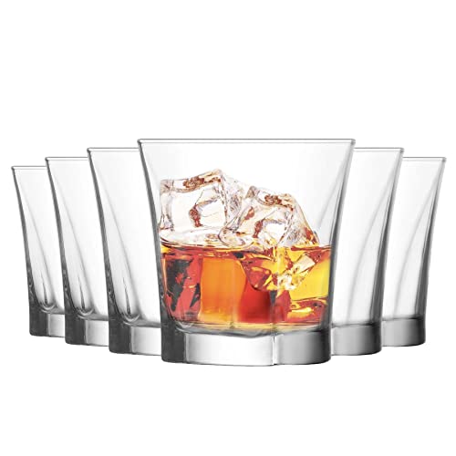 Scotch Single Malt Whisky Tumbler Whiskygläser Bunte Gläser Set 280cc. 6 Stück von Lav