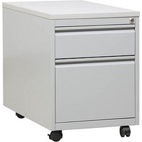 Gürkan Rollcontainer lichtgrau 2 Auszüge 46,0 x 79,0 x 62,0 cm von Gürkan