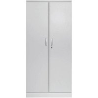 Gürkan Stahlschrank 100111 lichtgrau 92,0 x 42,0 x 195,0 cm, aufgebaut von Gürkan