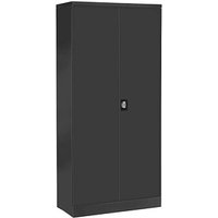 Gürkan Stahlschrank 100096 anthrazit 92,0 x 42,0 x 195,0 cm, aufgebaut von Gürkan