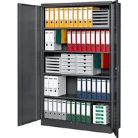 Gürkan Stahlschrank 111153 anthrazit 120,0 x 42,0 x 195,0 cm, aufgebaut von Gürkan