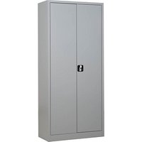 Gürkan Stahlschrank 100049 lichtgrau 80,0 x 38,0 x 180,0 cm, aufgebaut von Gürkan