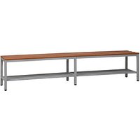 Gürkan Schuhbank 107232 grau, buche Holz 200,0 cm von Gürkan