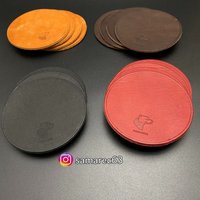 4 X Leder Untersetzer Platte Rundmatten Für Haus Und Küche Büffel/Farbe Größe Nach Auswahl Initialen | Prägung Wunsch 4 X Leder Untersetzer Platte Rundmatten Für Haus Und Küche Büffel/Farbe Größe Nach Auswahl Initialen | Prägung Wunsch von GuertelatelierDE