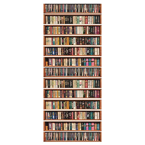 Aufkleber FüR Treppenstufen Heimdekoration Treppensteiger Aufkleber 13 StüCk Diy Selbstklebende Vinyl Kunst Tapezieren Treppenaufkleber Wandmalerei LT-133 Bücherregal 100 x 18cm von Guest Ruyunlai