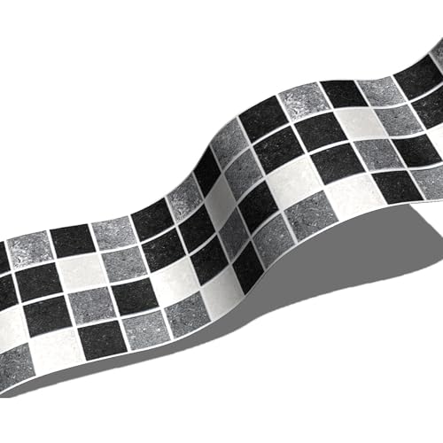 Guest Ruyunlai BordüRe Selbstklebend TapetenbordüRe PVC Sockelleiste Dekorative BordüRe Selbstklebende Home BordüRe KüChe TapetenbordüRe Selbstklebend FüR Badezimmer Wohnzimmer 10cm X 200cm von Guest Ruyunlai