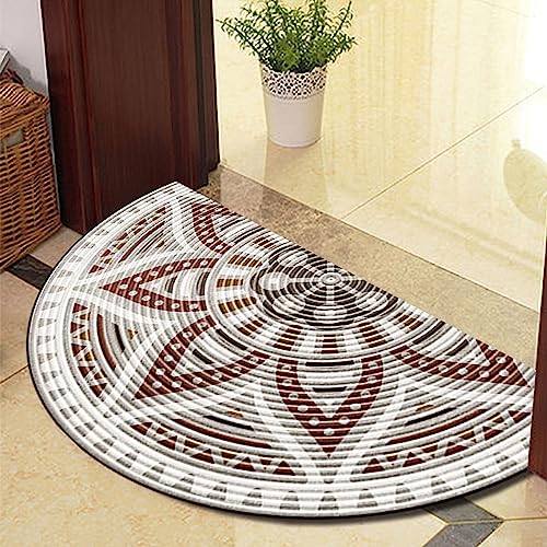 Guest Ruyunlai Halbrunde Bodenmatte Anti Rutsch Fussmatte fußmatte türmatte draußen Vintage Teppich fussmatte aussen Doormat fußmatten Grauer Kreis 100x180cm Guest Ruyunlai Halbrunde Bodenmatte Anti Rutsch Fussmatte fußmatte türmatte draußen Vintage Teppich fussmatte aussen Doormat fußmatten Grauer Kreis 100x180cm von Guest Ruyunlai