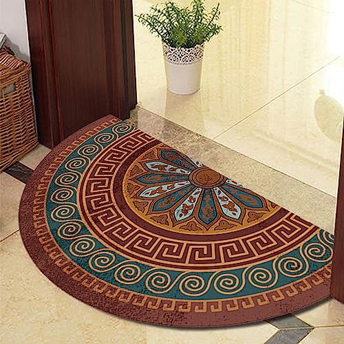Guest Ruyunlai Waschbarer Teppich Aussen Halbrund FußMatte 40cm X 60cm Fussmatte Boho Teppich Schlafzimmer Modern von Guest Ruyunlai