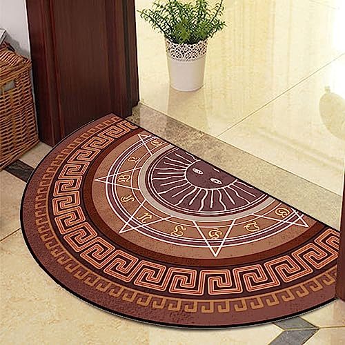 Guest Ruyunlai Halbrunder Teppich FußMatte Halbrund Hereinspaziert Fussmatten HaustüR Bodenmatte Innen Fussmatte Kitchen Mat Deko Eingangsbereich Aussen braune Sonne 60x110cm Guest Ruyunlai Halbrunder Teppich FußMatte Halbrund Hereinspaziert Fussmatten HaustüR Bodenmatte Innen Fussmatte Kitchen Mat Deko Eingangsbereich Aussen braune Sonne 60x110cm von Guest Ruyunlai