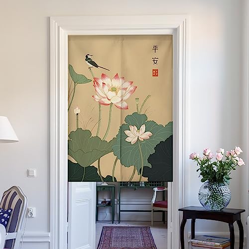 Guest Ruyunlai Japanischer Noren Lang Vorhang Türvorhang EIN bedruckter halbtüriger Vorhang im japanischen Stil bedruckter Türvorhang für Sichtschutz, Trennwand, Küche Lotus Blatt 80 x 120 cm Guest Ruyunlai Japanischer Noren Lang Vorhang Türvorhang EIN bedruckter halbtüriger Vorhang im japanischen Stil bedruckter Türvorhang für Sichtschutz, Trennwand, Küche Lotus Blatt 80 x 120 cm von Guest Ruyunlai