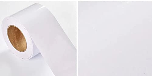 Guest Ruyunlai Tapetenbordüre Selbstklebend weiße Perle 8cm X 500cm für Badezimmer Wohnzimmer Küche Verdicken PVC Dekorative Bordüre Abnehmbare Wasserdicht Taille rahmen Wandtattoo von Guest Ruyunlai