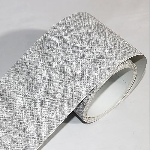 Guest Ruyunlai Tapetenbordüre selbstklebend Vinyl Sockelleiste Dekorative Bordüre Selbstklebende Home Bordüre Küche Tapetenbordüre selbstklebend für Badezimmer Wohnzimmer grau dick 3 8x500cm von Guest Ruyunlai