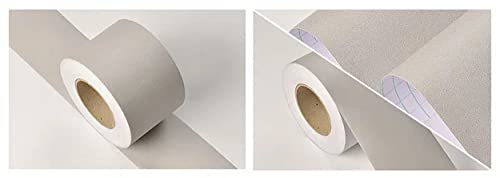 Guest Ruyunlai Tapetenbordüre selbstklebend Vinyl Sockelleiste Dekorative Bordüre Selbstklebende Home Bordüre selbstklebend für Küche für Badezimmer Wohnzimmer hellgrau mattiert 15cm X 500cm von Guest Ruyunlai