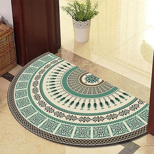 Guest Ruyunlai Waschbarer Teppich Aussen Halbrund FußMatte 120cm X 180cm Fussmatte Boho Teppich Schlafzimmer Modern grün 625-22 Models Guest Ruyunlai Waschbarer Teppich Aussen Halbrund FußMatte 120cm X 180cm Fussmatte Boho Teppich Schlafzimmer Modern grün 625-22 Models von Guest Ruyunlai