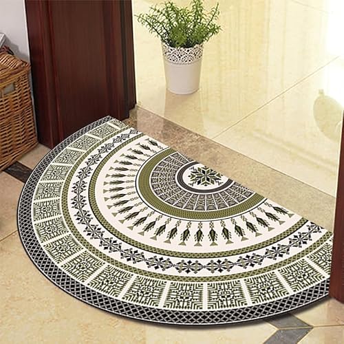 Guest Ruyunlai Waschbarer Teppich Aussen Halbrund FußMatte 80cm X 150cm Fussmatte Boho Teppich Schlafzimmer Modern grün 625-12 Models Guest Ruyunlai Waschbarer Teppich Aussen Halbrund FußMatte 80cm X 150cm Fussmatte Boho Teppich Schlafzimmer Modern grün 625-12 Models von Guest Ruyunlai