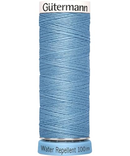 Gütermann creativ Allesnäher Water Repellent Nähgarn 100m PolyesterGarn Waschbar bis 60°C Handarbeiten Nähprojekte Nähen 800 Weiß von Gütermann