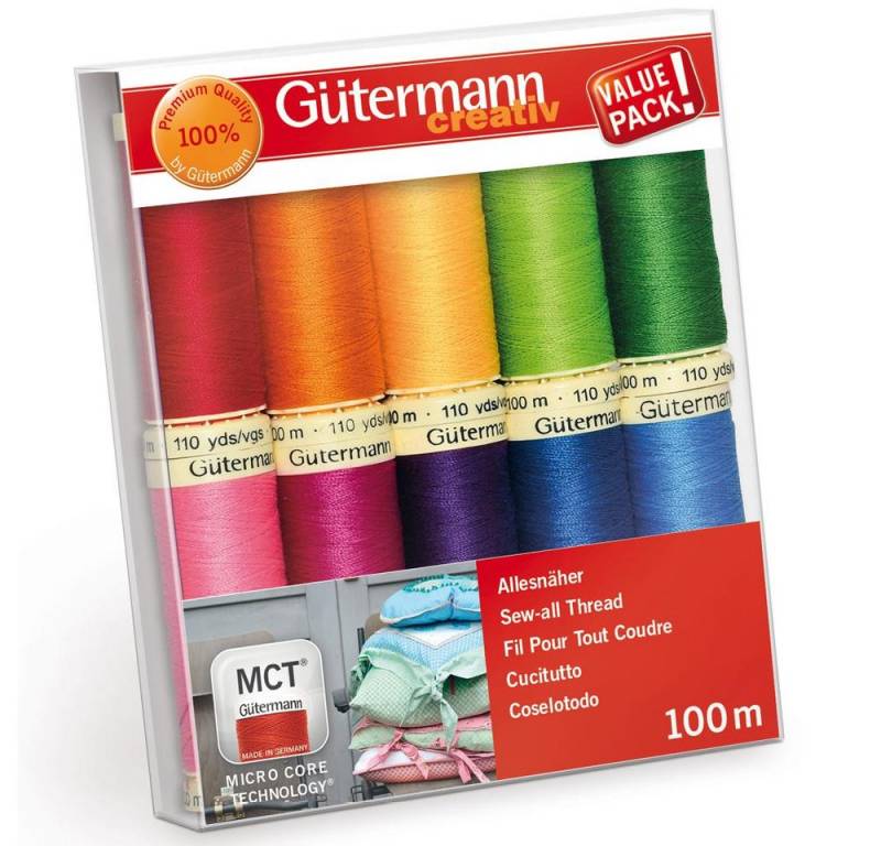 Gütermann Gütermann Nähfaden-Set Allesnäher 10x100m Col.3 Nähgarn von Gütermann