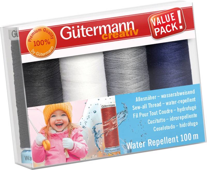 Gütermann Gütermann Nähfaden-Set Allesnäher 'Water Repellent Nähgarn Gütermann Gütermann Nähfaden-Set Allesnäher 'Water Repellent Nähgarn von Gütermann