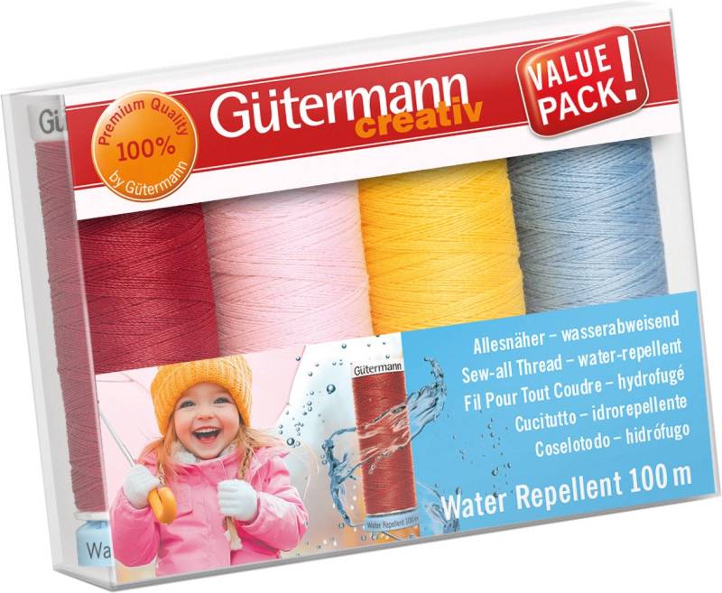Gütermann Gütermann Nähfaden-Set Allesnäher 'Water Repellent Nähgarn Gütermann Gütermann Nähfaden-Set Allesnäher 'Water Repellent Nähgarn von Gütermann