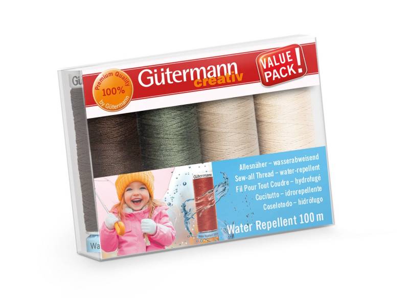 Gütermann Gütermann Nähfaden-Set Allesnäher 'Water Repellent Nähgarn von Gütermann