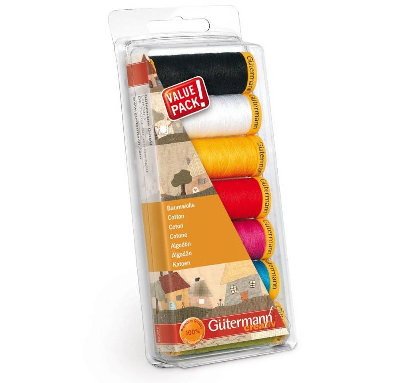 Gütermann Gütermann Nähfaden-Set Baumwolle 7x100m Col.1 Nähgarn von Gütermann