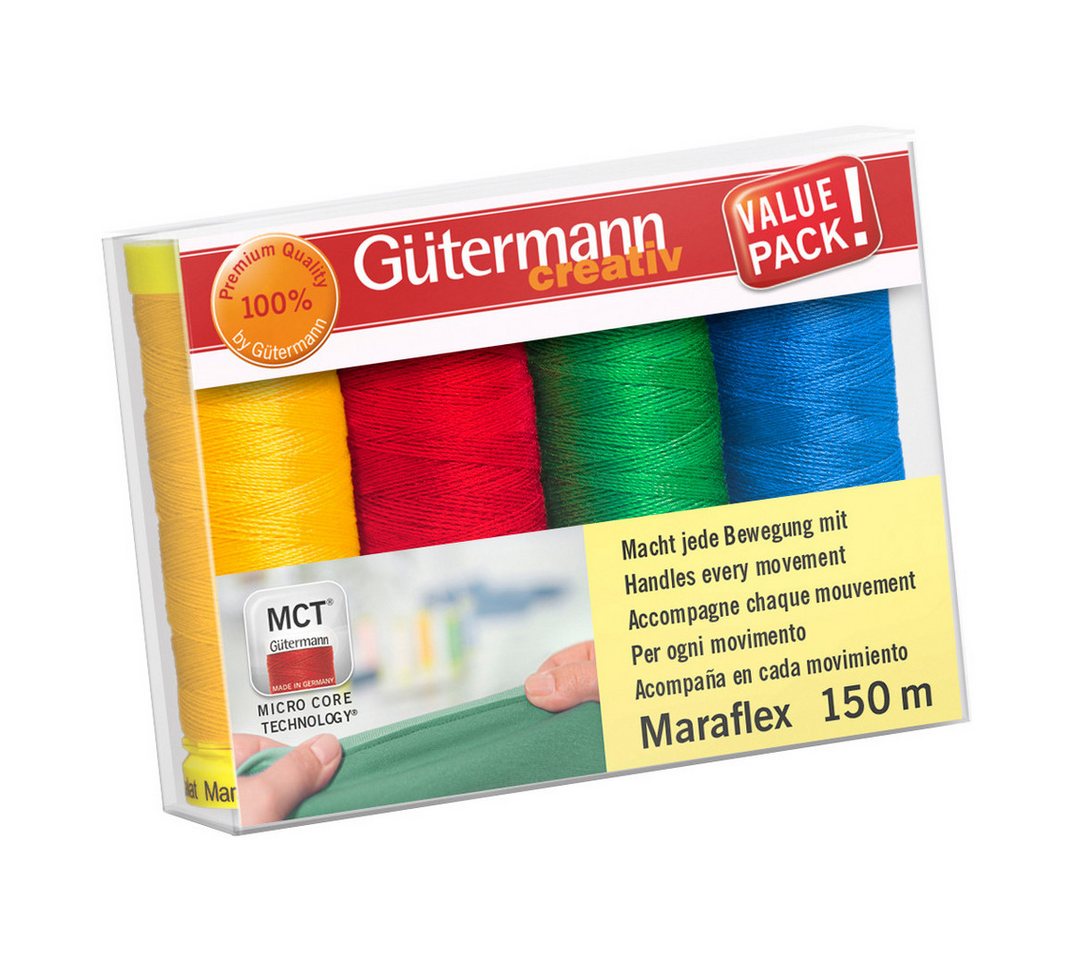 Gütermann Maraflex Nähgarn, 4 Spulen Gütermann Maraflex Nähgarn, 4 Spulen von Gütermann