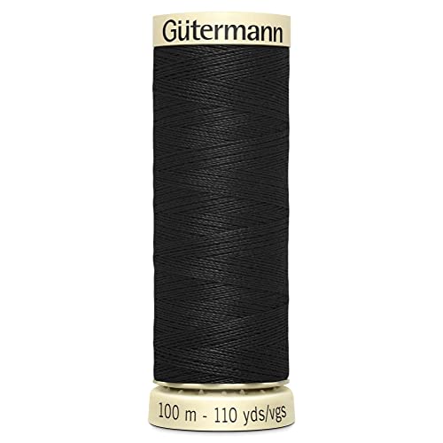 Gütermann Nähgarn, 100 m, 000 schwarz Gütermann Nähgarn, 100 m, 000 schwarz von Gütermann
