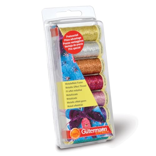 Gutermann 731161 Nähgarn, Polyester, 16 x 2.3 x 6.8 cm, Mehrfarbig Gutermann 731161 Nähgarn, Polyester, 16 x 2.3 x 6.8 cm, Mehrfarbig von Gütermann