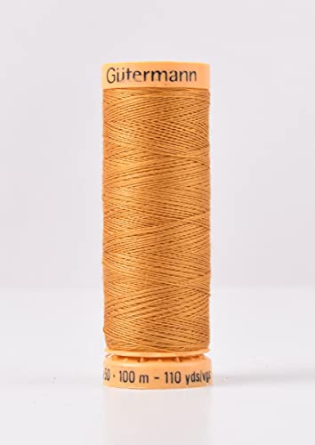 Gutermann Natur Baumwolle 100 m Quilting Nähmaschine Nähgarn Pfirsich – 1056 von Gütermann