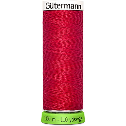 Gutermann Recyceltes Polyester-Faden, 10 m, Chili-Rot von Gütermann