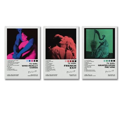 Gufatoo 3 Stück TV-Poster, Mädchen, Rockmusik, Band, Album, Poster, Wandkunst, Leinwandposter, Raumdekor, 20 x 30 cm, 3 Stück B0CQZ4F21F-1 B0CQZ4F21F-2 B0CQZ4F21F-3 von Gufatoo