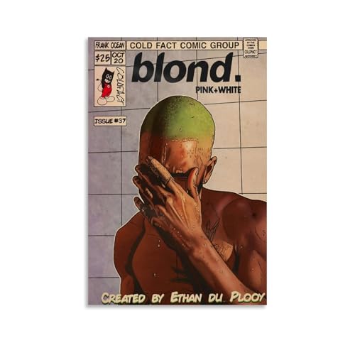 Gufatoo Frank Ocean Poster, Blond, Musikalbum, Comics, Musikposter für Zimmer, ästhetische Leinwand, Wandkunst, Schlafzimmerdekoration, 30 x 45 cm von Gufatoo