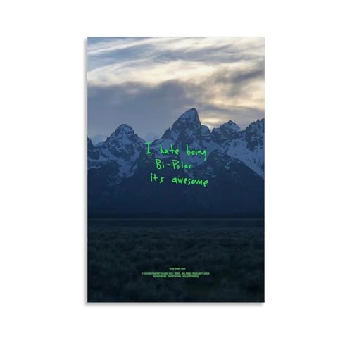 Gufatoo Kanye Poster West Musikalbum Cover Musikposter für Zimmer, ästhetische Leinwand, Wandkunst, Schlafzimmerdekoration, 30 x 45 cm von Gufatoo