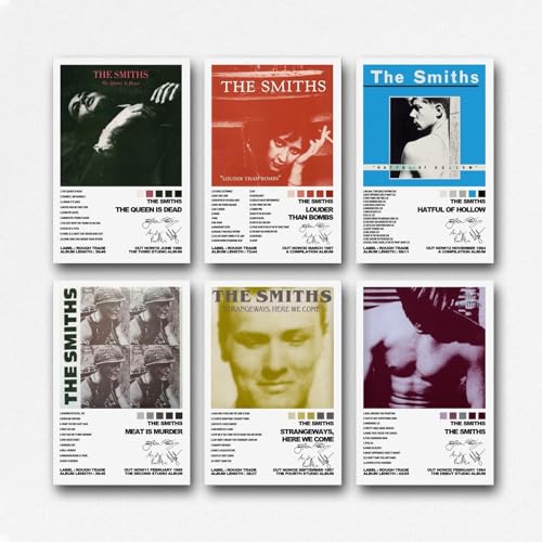 Gufatoo The Poster Smiths Rockband Musikalbum Musikposter für Zimmer, ästhetische Leinwand, Wandkunst, Schlafzimmerdekoration, 20 x 30 cm von Gufatoo