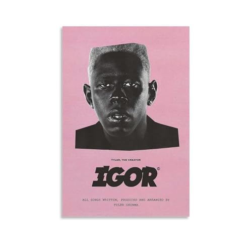 Tyler Poster "The Creator", Musikalbum, Musikposter für Zimmer, ästhetische Leinwand, Wandkunst, Schlafzimmerdekoration, 30 x 45 cm von Gufatoo