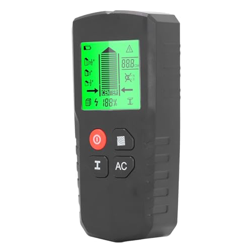 5-in-1-Bolzensuchgerät, Wandscanner mit LCD-Display – Empfindlicher und Präziser Detektor für Holz, Rohre, Metall, Wechselstromkabel – 5 Scanmodi – LCD-Display mit von Gugxiom