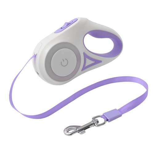 Gugxiom Ausziehbare Hundeleine, Langlebige Hundeleine für Mittelgroße Hunde oder Katzen mit LED-Taschenlampe und Ladeanschluss, Haustierauslauf mit RGB-Touch-Licht Gugxiom Ausziehbare Hundeleine, Langlebige Hundeleine für Mittelgroße Hunde oder Katzen mit LED-Taschenlampe und Ladeanschluss, Haustierauslauf mit RGB-Touch-Licht von Gugxiom