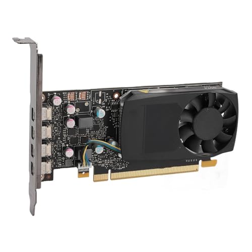 Gaming Graphics Card, P600 2 GB GDDR5 GPU, 128 -Bit -Speicher mit 384 CUDA -Kernen, PCIe 2.0x16 Zum Modellieren und Rendering von Gugxiom