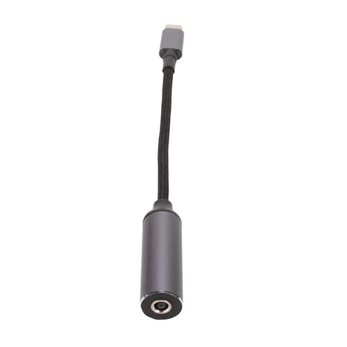 Gugxiom 17,4 cm DC-Buchse auf Typ-C-Stecker, 100 W Schnelllade-DC-DC-4,5-mm-x0,6-mm-Eingang auf USB-C-Ausgangsadapter für Mobiltelefone und Laptops von Gugxiom