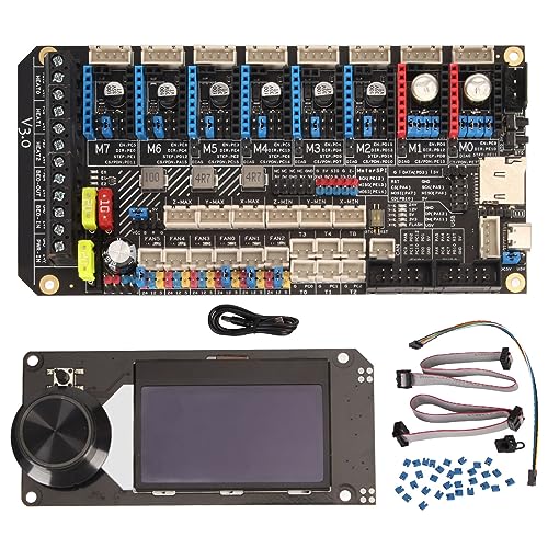 Gugxiom 3D-Drucker-Motherboard für Voron Design 3D-Drucker, 180 MHz 32-Bit-Motherboard Silent Mainboard Kompatibel mit Klliper Marlin RRF von Gugxiom