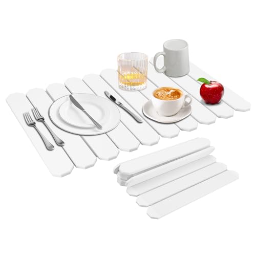 Gugxiom 60x40cm Wasserabsorbierende Kieselgur Matte Küche, Faltbare, Schnell Trocknende Küchenmatte, Abtropfmatte für Kaffeemaschine Geschirr Flaschen Tassen Gugxiom 60x40cm Wasserabsorbierende Kieselgur Matte Küche, Faltbare, Schnell Trocknende Küchenmatte, Abtropfmatte für Kaffeemaschine Geschirr Flaschen Tassen von Gugxiom