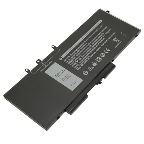 Gugxiom 68Wh GJKNX Akku, Kompatibel mit Dell Latitude 5480 5580 5280 5288 5290 5488 5490 5491 5495 5590 5591 E5480 E5580 E5590 E5490, Precision 3520 3530 Serie GD1JP DY9NT 0DY9NT von Gugxiom